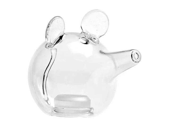 Salzstreuer Mouse, Hergiswil, transparent, Glas