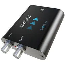 Inogeni Konverter SDI2USB3 SDI – USB 3.0, Audio Adapter, Schwarz, Silber