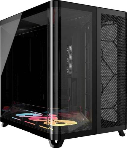 Corsair AIR 5400 LX-R LINK Midi-Tower PC-Gehäuse Schwarz