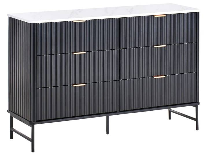 Commode à 6 tiroirs marbrenoir