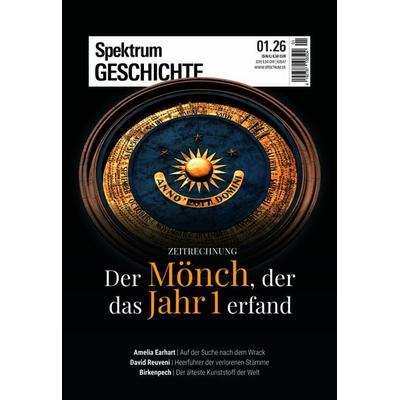 Spektrum Geschichte 1/2026 - Der Mönch, der das Jahr 1 erfand, Taschenbuch von , Spektrum der Wissenschaft, 978-3-690-41045-8