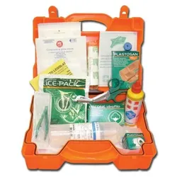 Gima, Erste Hilfe Set, HSE First Aid Kit for 1 - 2 Persons with Wall Bracket, DM388 - Cod. CPS513 (Verbandskasten)