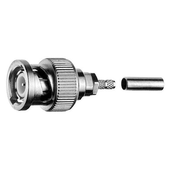 Telegärtner BNC-Kabelstecker Crimp G03 50 Ohm, crimp/crimp, Professional, A2913, G03 (RG-178 B/U) (J01000B0018Z)
