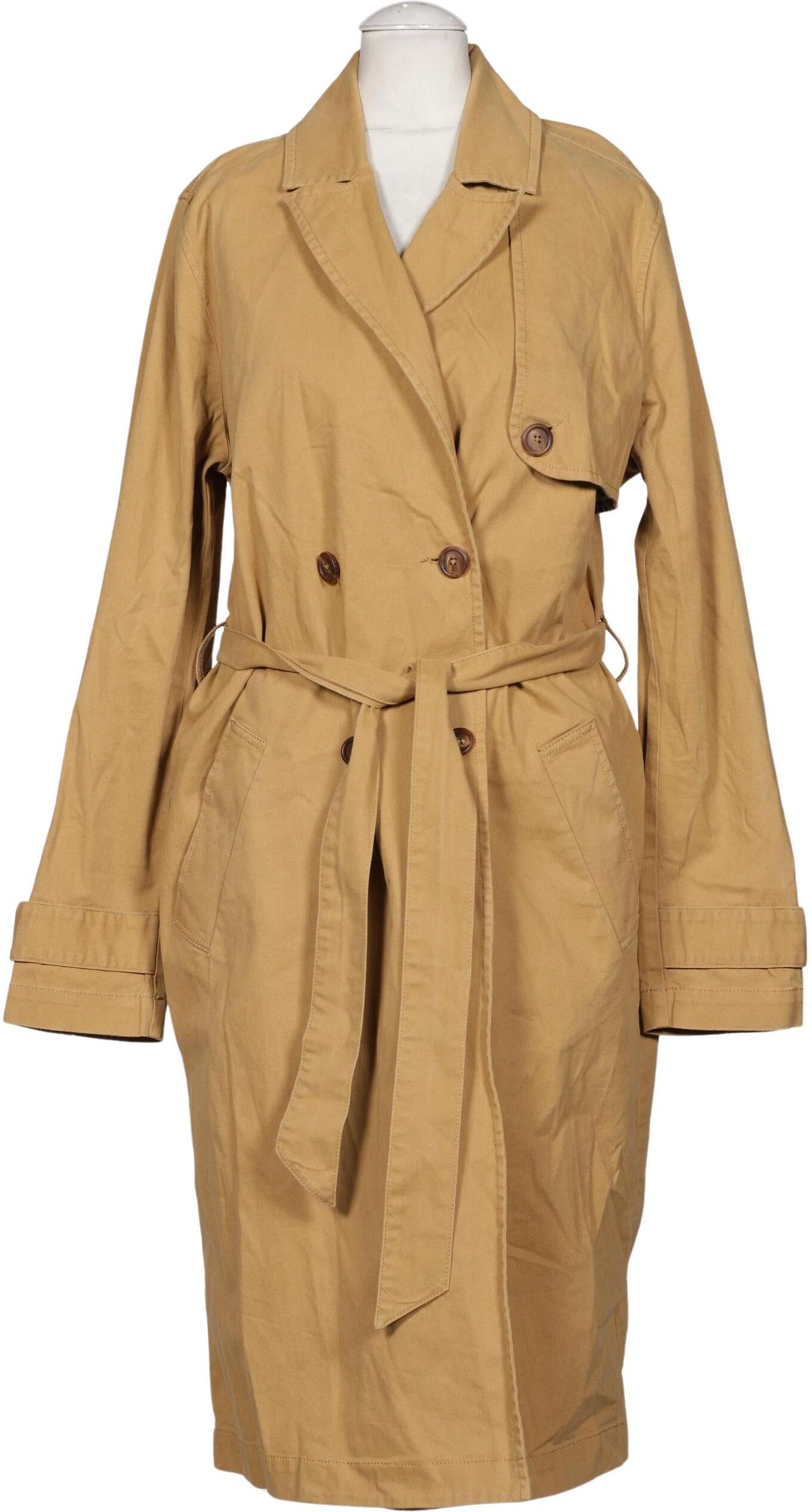 Grüne Erde Damen Mantel, Beige, Gr. EU 36, Baumwolle / Elasthan - Second Hand
