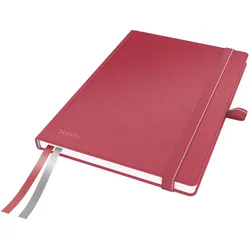 LEITZ Notizbuch Complete A5 liniert rot Packung mit 6 Stück