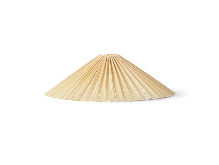 HKliving - Plisse Lampenschirm, Ø 44 cm, ivory