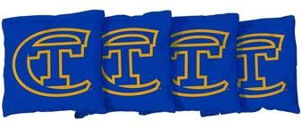 Skip's Garage New York City Tech Yellow Jackets Blue Cornhole Bags