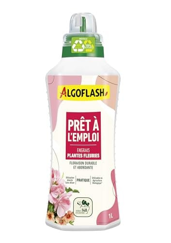 Algoflash vloeibare meststof voor bloemplanten, klaar voor gebruik, 1 l