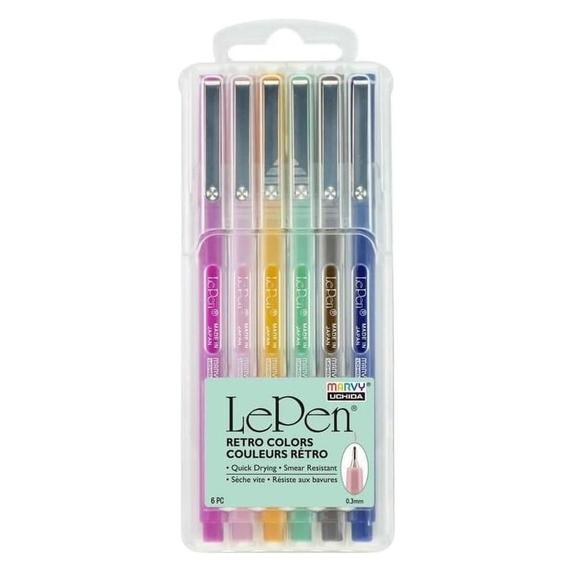 Marvy Le Pen Retro Fineliner 6 Stk (6x) (58217557)