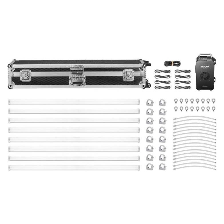 Godox TP4R K8 8 Light Kit Knowled Pixel Tube Light (TP4R-K8)