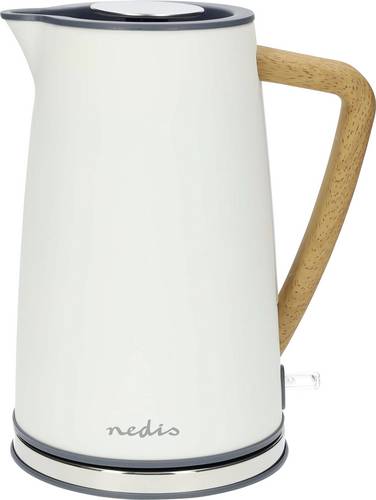 Nedis KAWK510EWT Wasserkocher Kontrollleuchte Weiß Fassungsvermögen: 1.7l