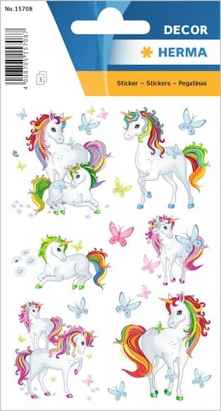 Herma stickers Decor unicorn (3) 10st