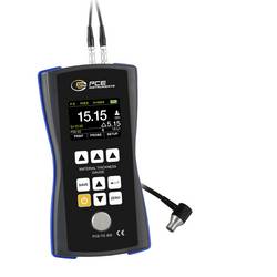 PCE Instruments Materialdickenmessgerät PCE-TG 300-NO7 0,65 … 200 mm Sensor 7 MHz ⌀6 mm Puls-Echo Echo-Echo USB