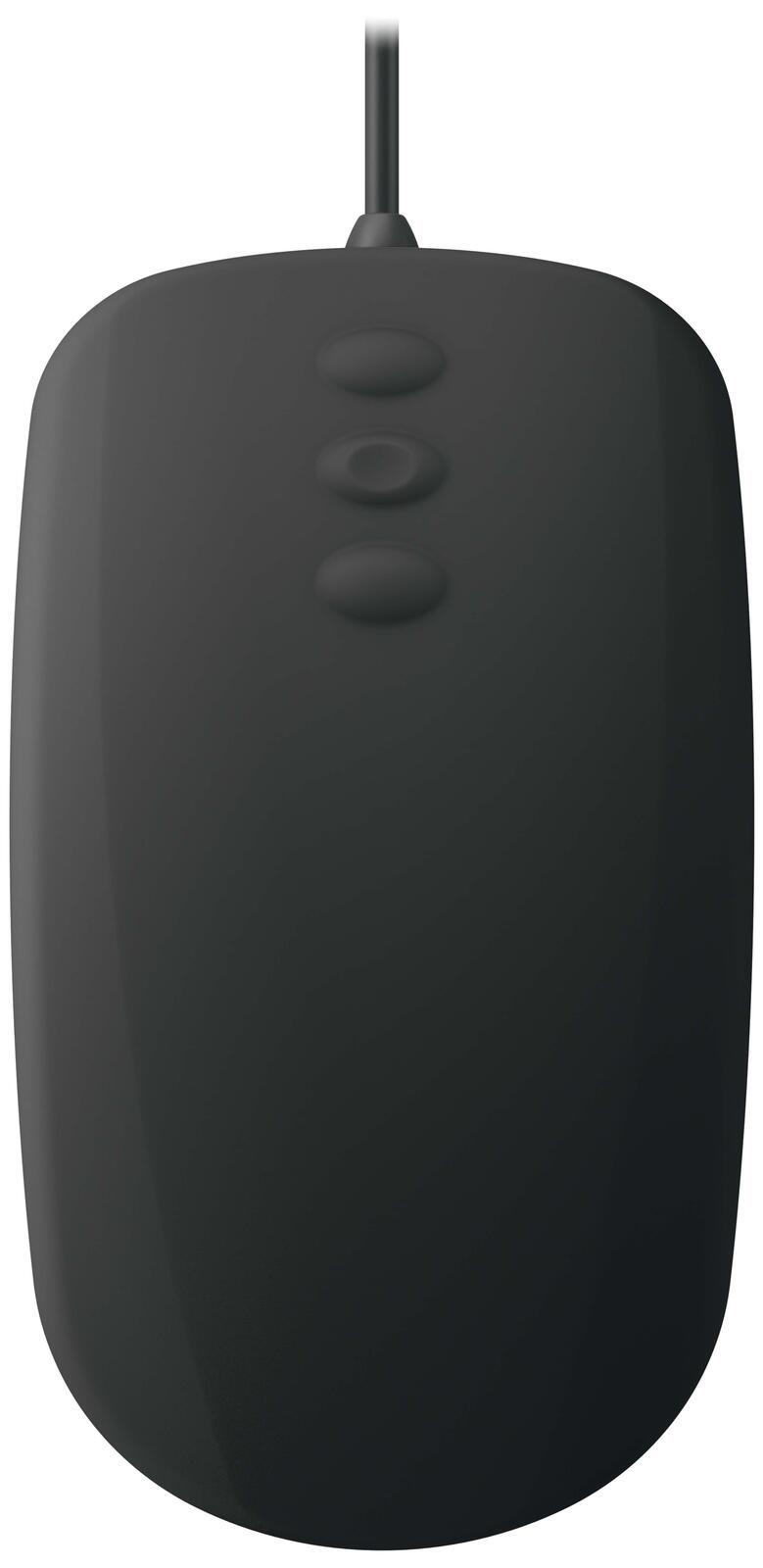 CHERRY AK-PMH3 Medical Mouse 3-Button Scroll Hygiene-Maus kabelgebunden schwarz AK-PMH3OB-US-B