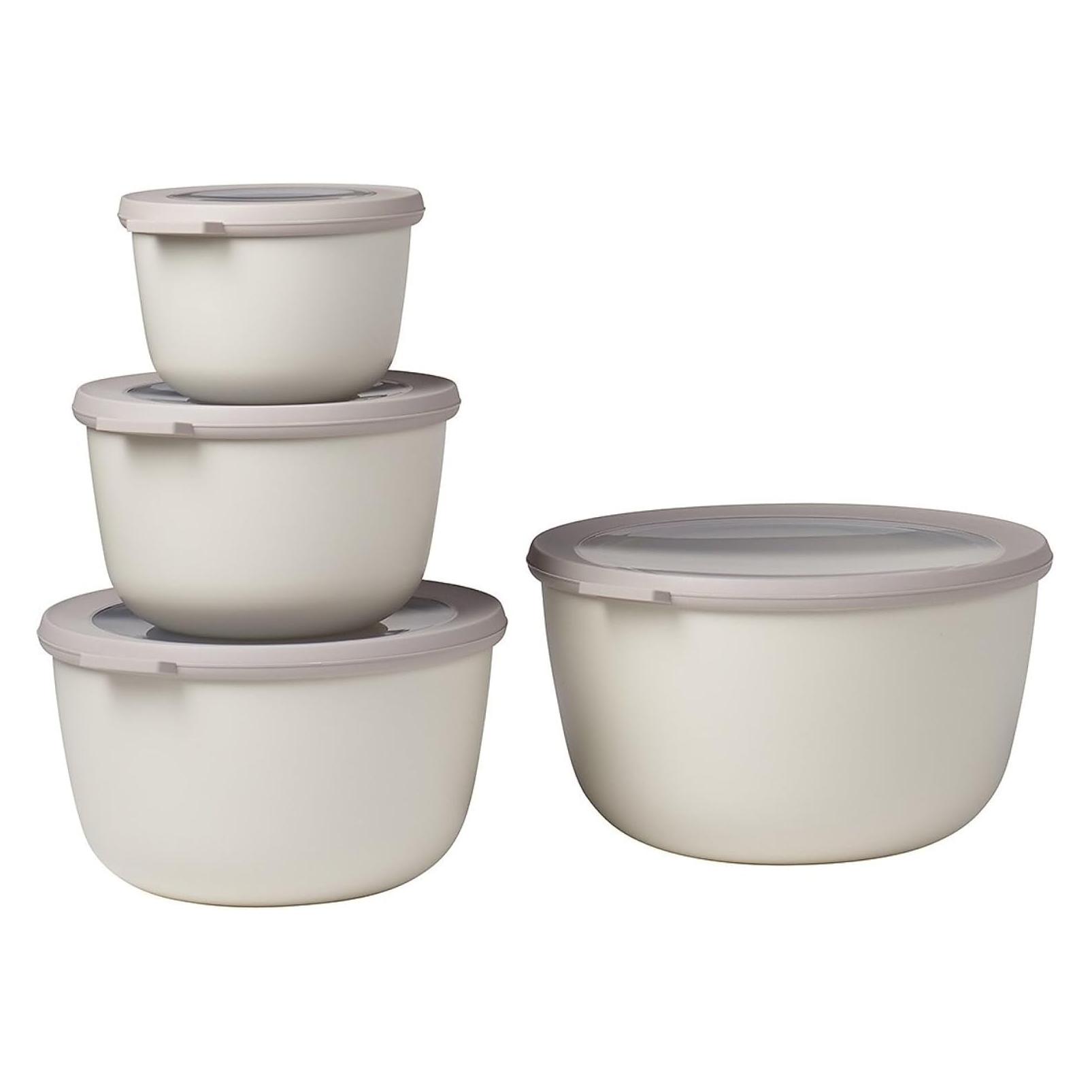 F&H Group Mepal - Cirqula High Bowl Set Of 4 - Nordic White (233113) (6.50 l) (233113)