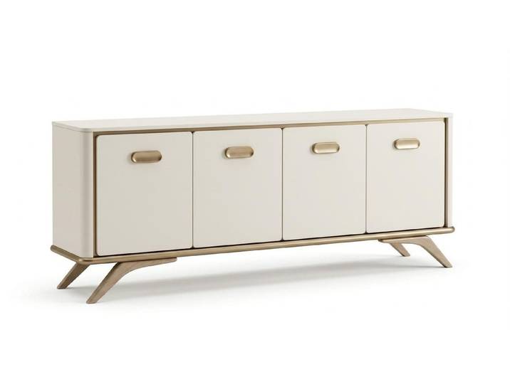 Xlmoebel Konsole Konsole Stil modern weiß Wohnzimmer praktisch bequem komfortabel (1-tlg)