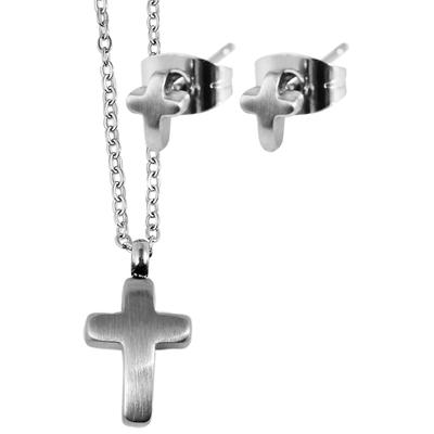 Kette ohne Anhänger ADELIA´S "Halskette mit Anhänger – aus Edelstahl", silber, Halsketten, Damen, 48cm, Edelstahl, Ein Geschenk, das Freude macht