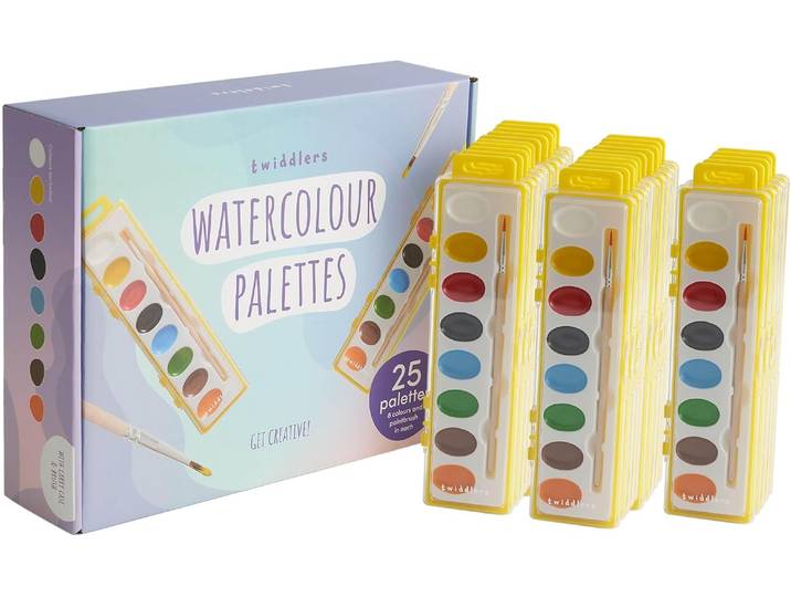 Malpalette Wasserfarbe 25 Sets