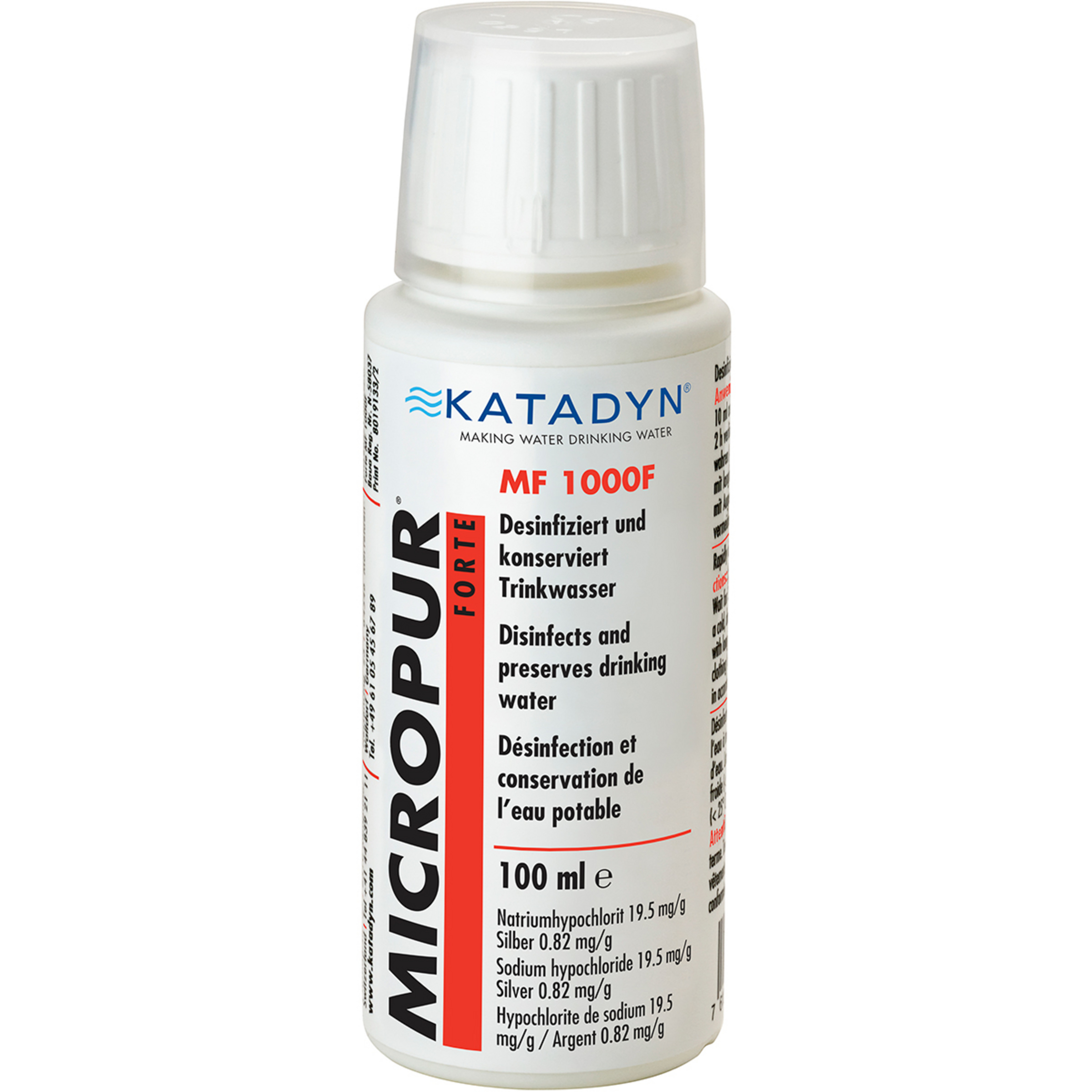 Katadyn Micropur Forte MF 1000F Wasseraufbereitung