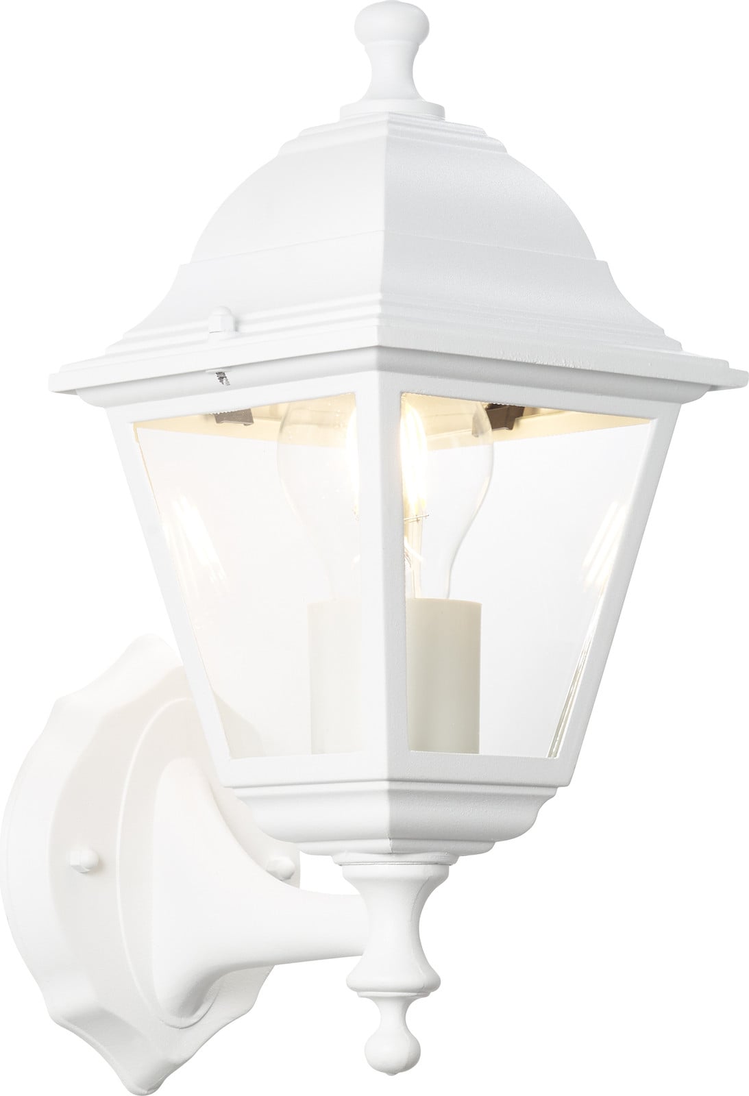 Brilliant LED Buitenwandlamp voor de tuin, wit, rechthoekig