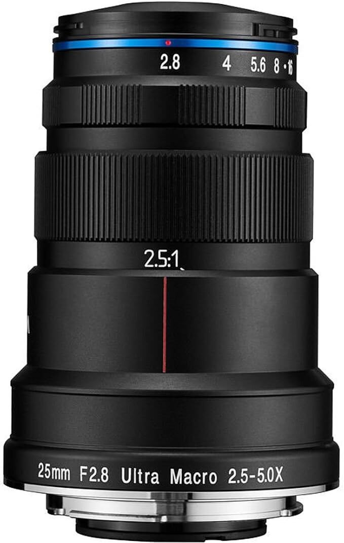 Venus Optics Laowa 25mm f/2.8 Ultra Macro Lens VE2528SFE - Black