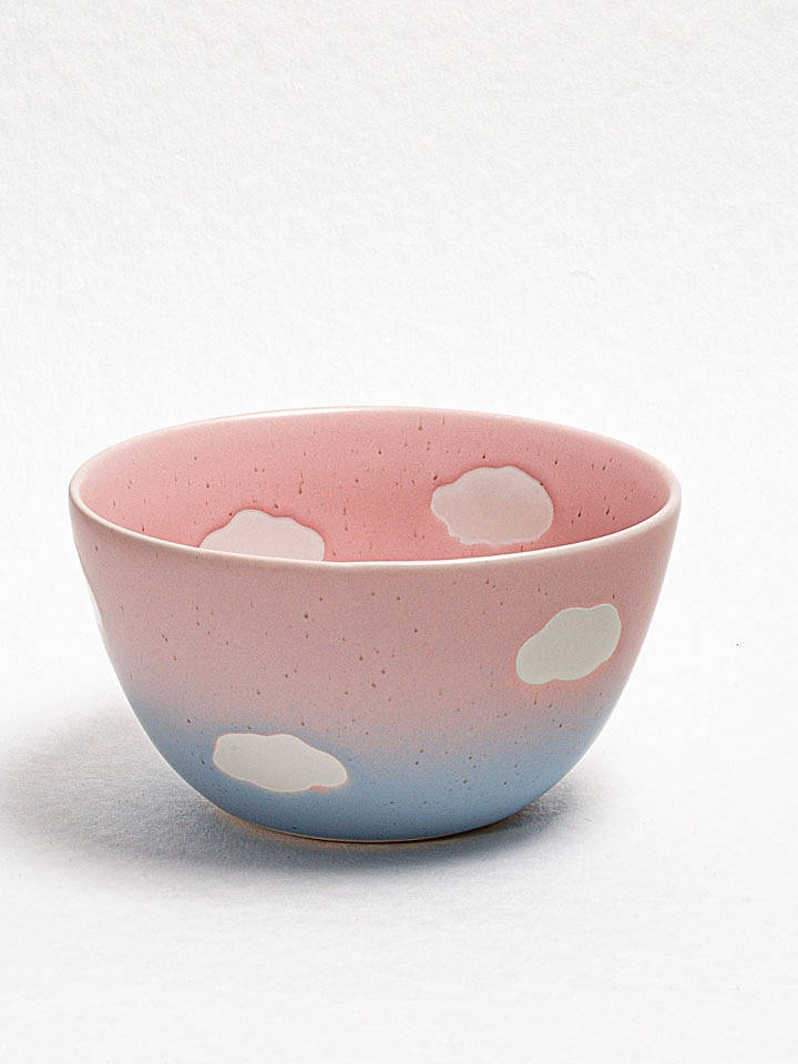 Egg Back Home Schale ''Cloud Sunset'' in Rosa/ Hellblau - Ø 16 cm - onesize