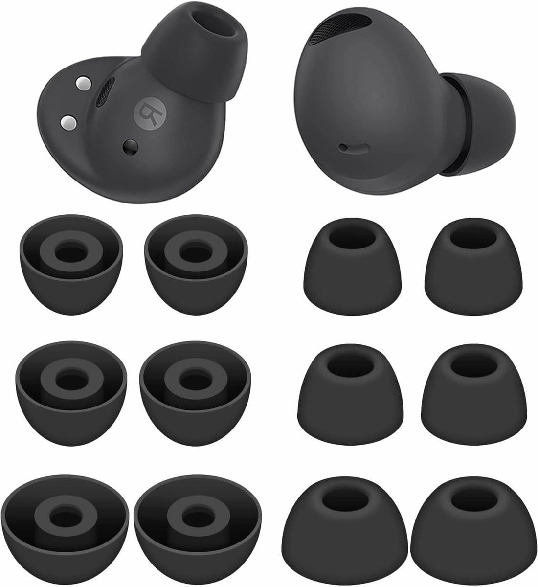 6 Paar Siliconen Oordopjes voor Samsung Galaxy Buds 2 Pro