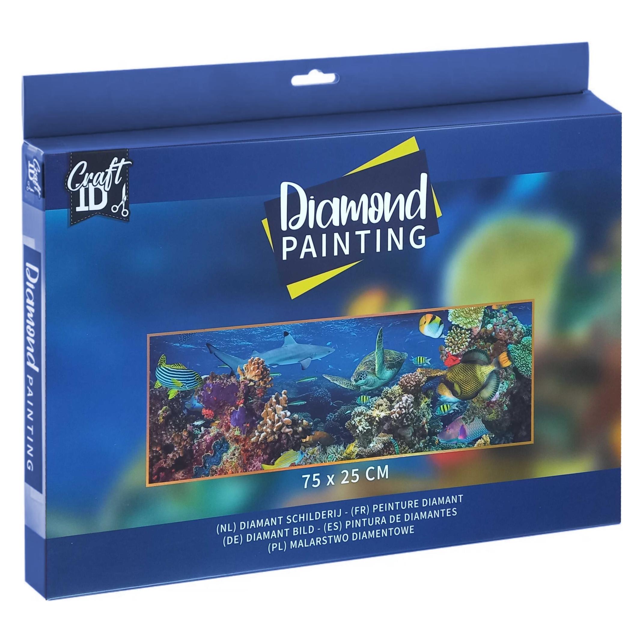 Grafix Collection D'Art CCG diamentowa mozaika 75x25 Rybki CR2104 29648 (CR2104/GE)