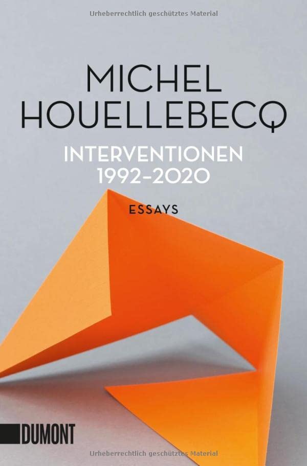 Michel Houellebecq - Interventionen 1992-2020 - Preis vom 09.10.2026 07:28:09 h