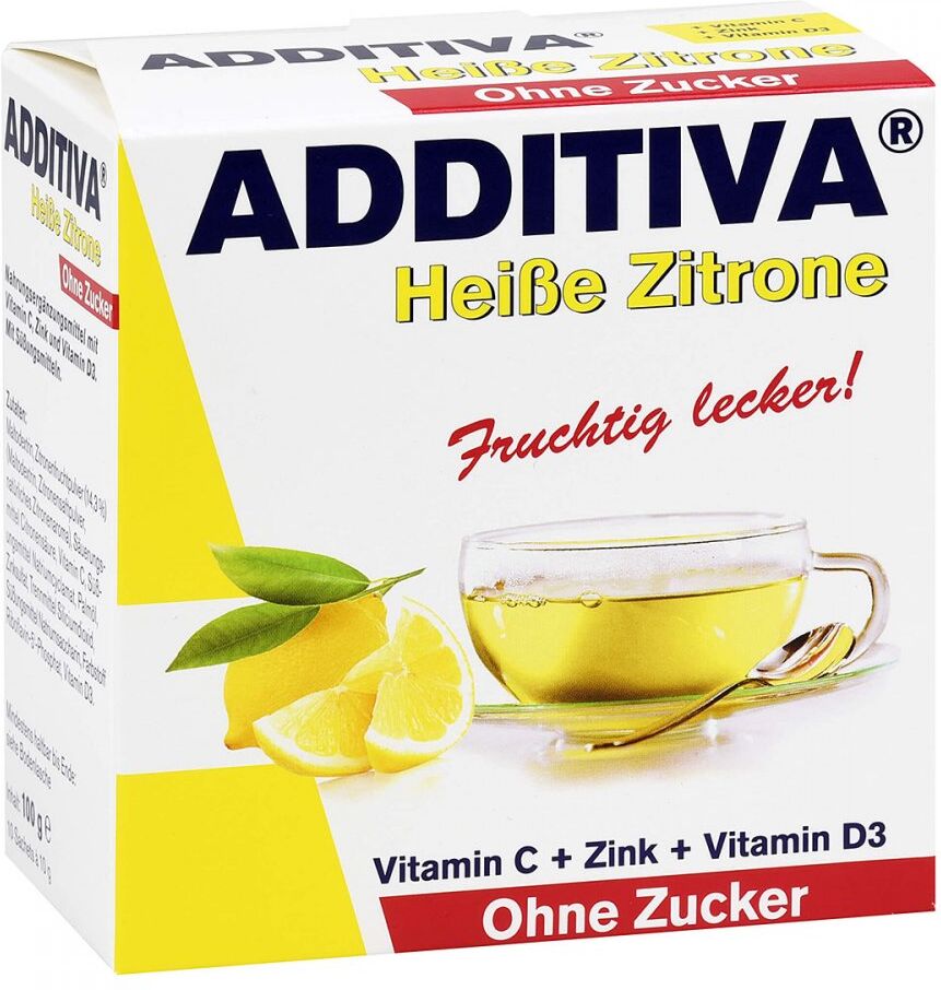 Additiva heisse Zitrone ohne Zucker Sachets 100g