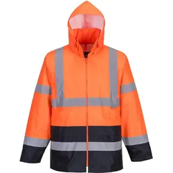 Warnschutz PVC-Regenjacke "H443" Kontrast - XXL - orange/marine