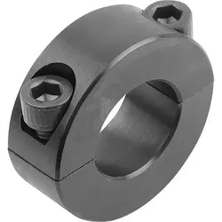 KLEMMRING GETEILT, D1=25, D2=45, B=15, STAHL BRÜNIERT