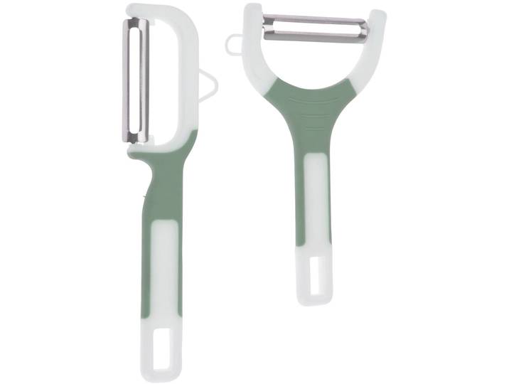 Schäler für Gemüse, Kartoffeln uvm. Schälmesser, 2er Set, L13 cm und L15 cm