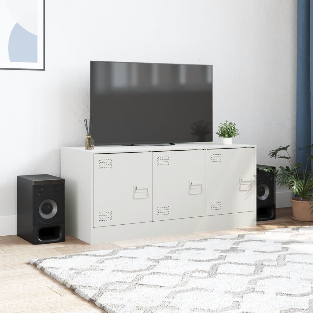 Borough Wharf Alamar TV Stand for TVs up to 24" Highgloss Sand Grey 24"