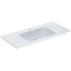 Geberit ONE Möbelwaschtisch Abgang vertikal, 105x14x48cm, 505.010.01.4, Ausführung: Hahnloch mittig