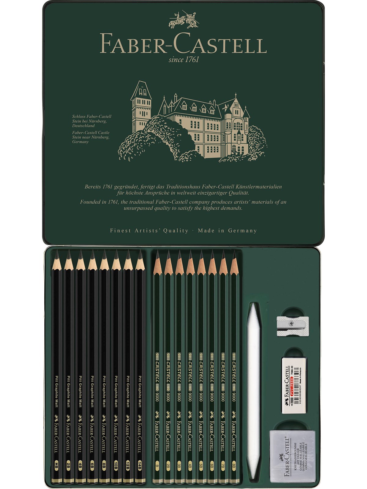 Faber-Castell Set Pitt Graphite Matt & Castell 9000