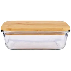 alpina Food container 930ml, Vorratsbehälter, Braun, Transparent