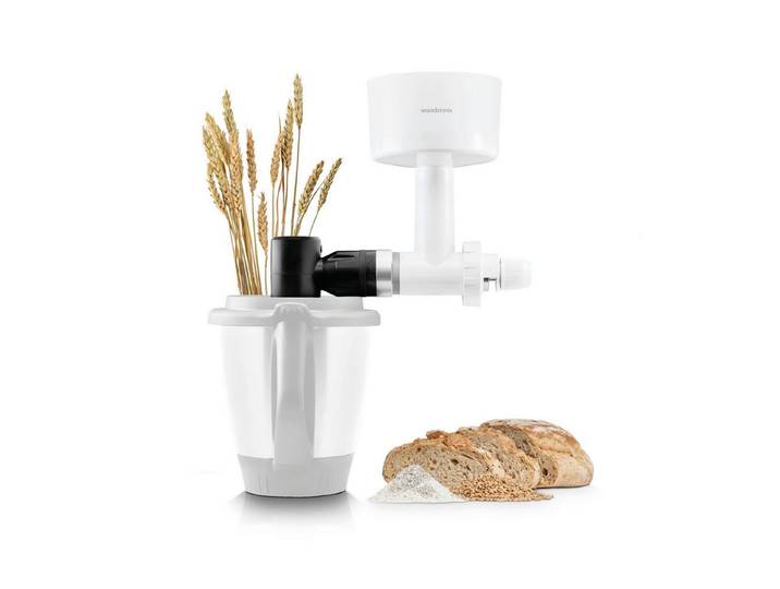 Wundermix Getreidemühlenaufsatz WunderCentix® Starter-Set Getreidemühle, Zubehör für TM6, TM5, Getreidemühlen Aufsatz für Thermomix