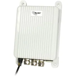 Allnet Switch unmanaged outdoor 3 Port Gigabit 100W 3x PoE+ 1x SFP Lüfterlos IP67 (3 Ports), Netzwerk Switch, Weiss