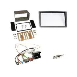 Opel Astra Corsa Zafira ab 2004 Autoradio 2-DIN+Fach Einbaurahmen Radioblende...