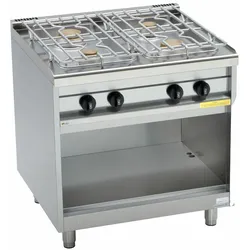 EKU Thermik 850 Gasherd DoubleBurner 4 Kochstellen