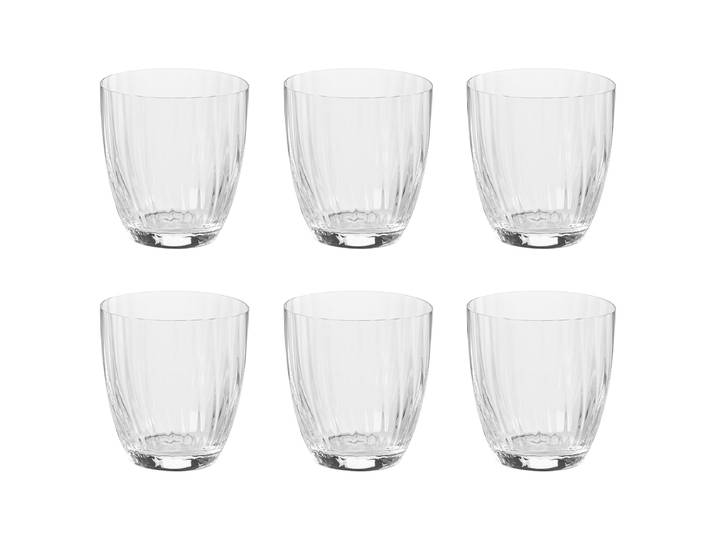 Verre à boire Sensa ensemble de 6 Ø 9cm Transparent/Translucide