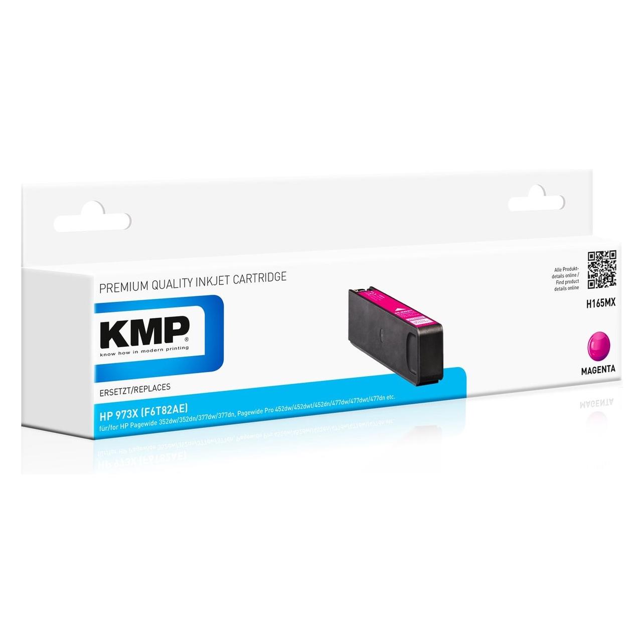 KMP H165MX  - Tinte auf Pigmentbasis - Magenta - HP - Multi pack - HP Pa (M) (1753,4006)