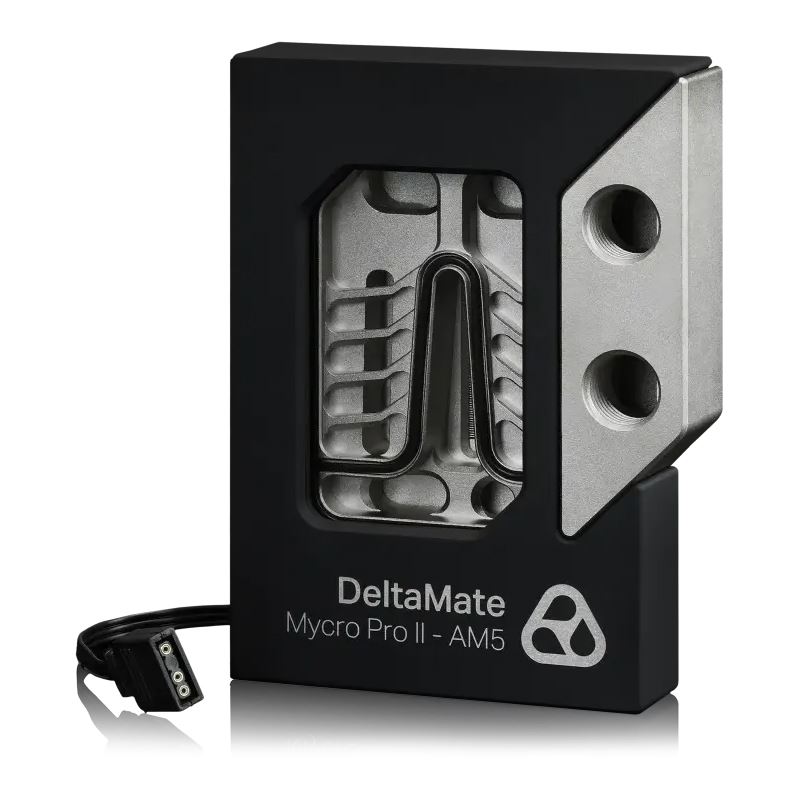 Thermal Grizzly DeltaMate CPU Block - MPII 1851 (schwarz/silber, AM5)