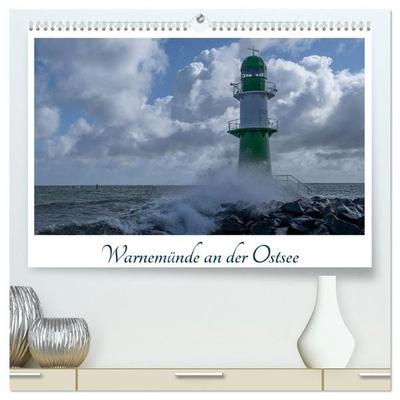 Warnemünde an der Ostsee (hochwertiger Premium Wandkalender 2027 DIN A2 quer), Kunstdruck in Hochglanz