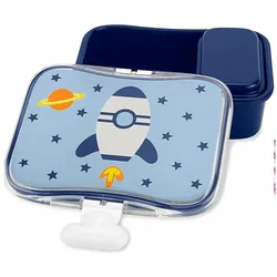 Skiphop Spark Style Lunch Set Rakete, Lunchbox, Mehrfarbig