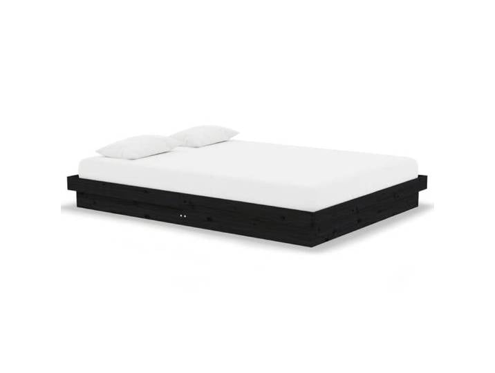 VENTE-FLASH Cadre de lit CHAMBRE - sans matelas - noir bois massif(16113819951)VIDAXL