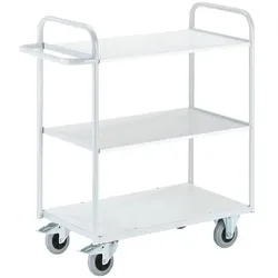 ROLLCART Bürowagen ohne Wände grau, 118x107x50 cm