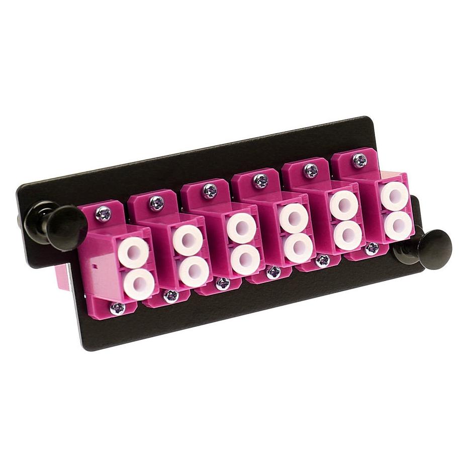 ACT Adapterplate 6xLC Duplex (12F) OM4 (FA2155)