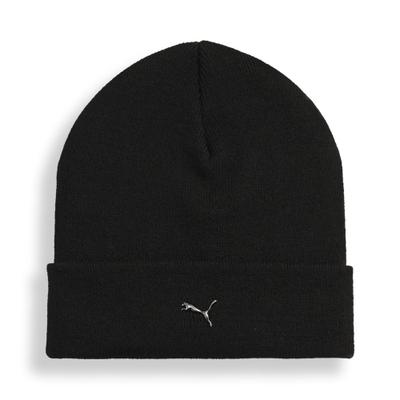 Beanie PUMA "Metal PUMA CAT Beanie Erwachsene", Herren, Gr. onesize, schwarz, Obermaterial: 100% Polyacryl. Futter: 100% Polyacryl, Mützen Beanie
